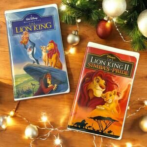 The Lion King and The Lion King Simba's Pride Disney VHS Video Collection